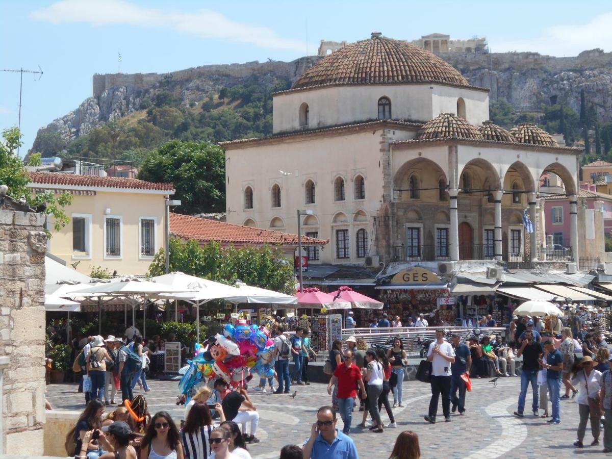 Monastiraki Flea Market & Metro Station Appartment Athen Eksteriør billede