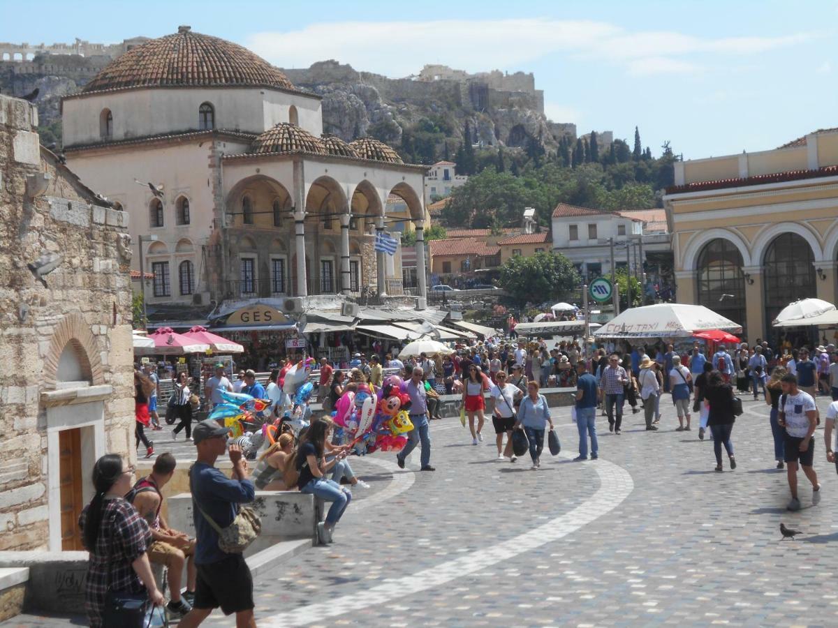 Monastiraki Flea Market & Metro Station Appartment Athen Eksteriør billede